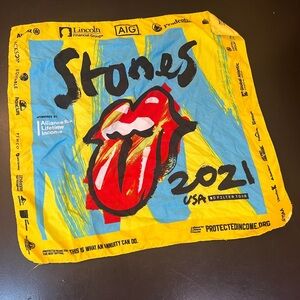Official The Rolling Stones "No Filter" USA Concert Tour Bandana Scarf 2021